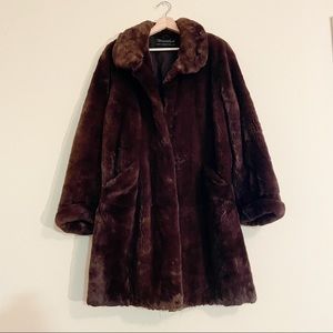 SAGA Furs Genuine Formed Mink Coat